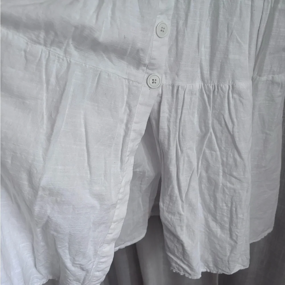 UO | White cotton midi, coastal, cottagecore dress - Picture 7 of 8